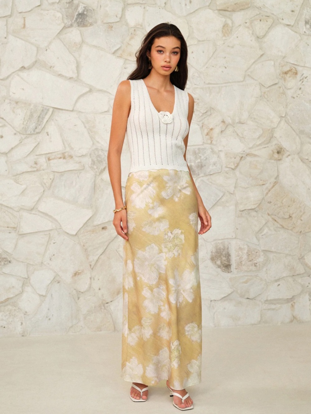Commense Floral Print Maxi Skirt Size Large NWT - Picture 4 of 4